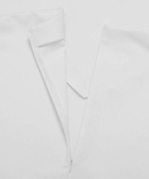 Fit more(フィットモア)の「ドットチュールドッキングフレンチトップス(Tシャツ/カットソー・レディース・ホワイト/ブラック・FREE)」の14枚目の写真