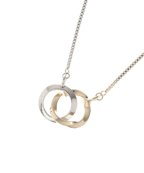 tk.TAKEO KIKUCHI（ティーケータケオキクチ）の「◆ダブルリングネックレス（ネックレス・メンズ・ブラック系4/シルバー/ゴールド系5/ブラック系5/シルバー系4/シルバー系5/シルバー系・00）」の20枚目の写真