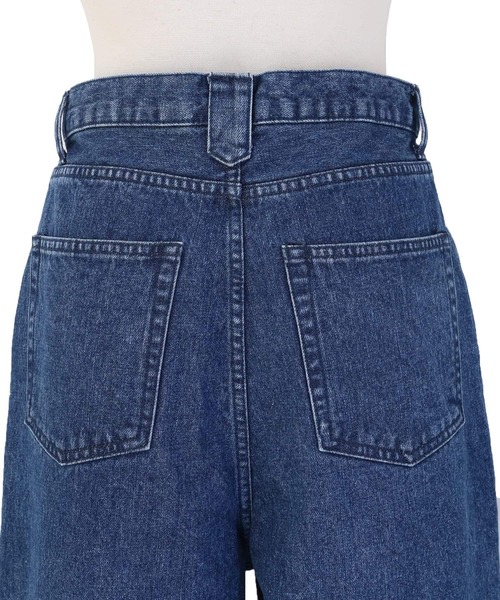 ミエリインヴァリアント デニムパンツ Pintuck Wide Wash Denim（デニムパンツ）｜MIELI INVARIANT