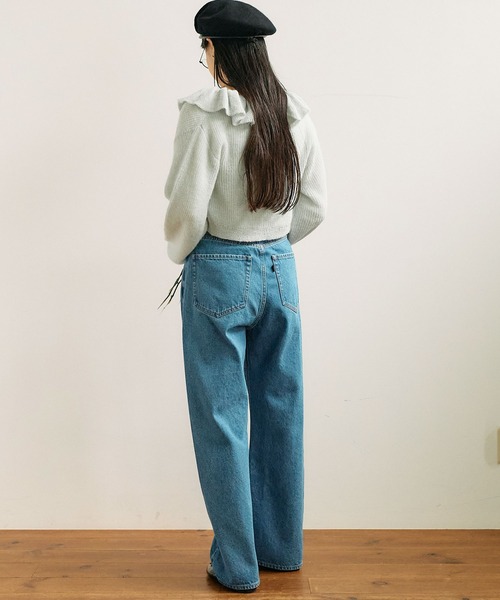 【セール】mimi frill cardigan（ニット/セーター）｜fig Ｌondon（フィグロンドン）