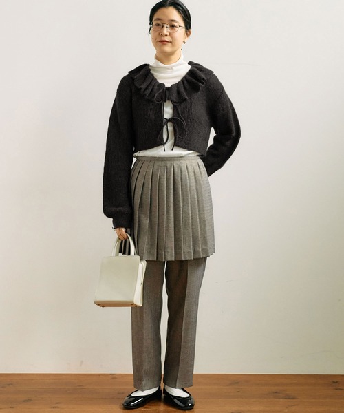 【セール】mimi frill cardigan（ニット/セーター）｜fig Ｌondon（フィグロンドン）