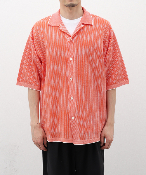 Coohem（コーヘン）の「COOHEM COTTON STRIPE KNIT S/T（ニット