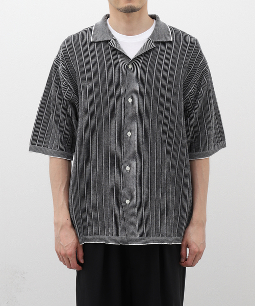 Coohem♡ネイビー 半袖ニットセーター♡米富ツィード*コーヘン*38サイズ Coohem♡ネイビー 半袖ニットセーター♡米富ツィード*コーヘン