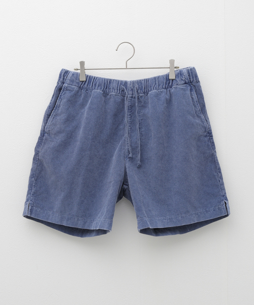 SAVE KHAKI UNITED（セーブカーキユナイテッド）の「SAVE KHAKI UNITED / CORDUROY EASY SHORT（その他パンツ・メンズ・ブラック系その他/チャコールグレー/サックスブルー/ピンク/ベージュ・MEDIUM/X-LARGE/LARGE）」の2枚目の写真