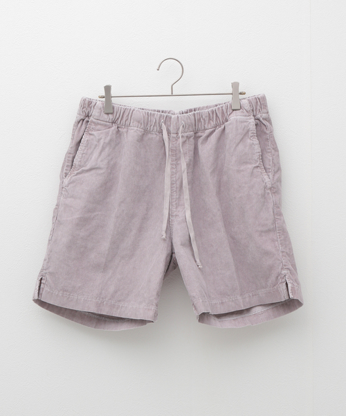 SAVE KHAKI UNITED（セーブカーキユナイテッド）の「SAVE KHAKI UNITED / CORDUROY EASY SHORT（その他パンツ・メンズ・ブラック系その他/チャコールグレー/サックスブルー/ピンク/ベージュ・MEDIUM/X-LARGE/LARGE）」の5枚目の写真