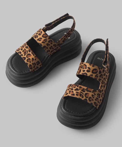 minia（ミニア）の「コノジサンダル（サンダル・レディース・ブラック/シルバー/パイソン/レオパード・M/L/LL/S）」の10枚目の写真