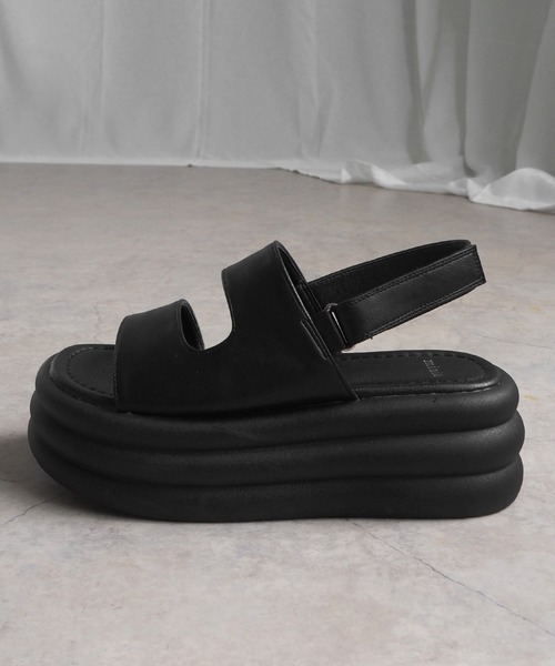 minia（ミニア）の「コノジサンダル（サンダル・レディース・ブラック/シルバー/パイソン/レオパード・M/L/LL/S）」の12枚目の写真