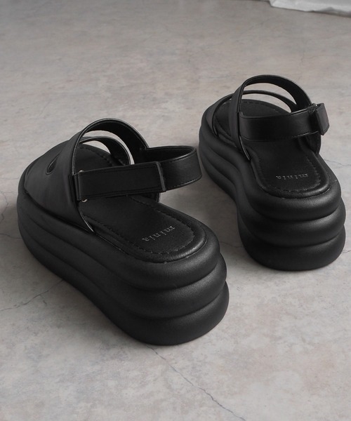 minia（ミニア）の「コノジサンダル（サンダル・レディース・ブラック/シルバー/パイソン/レオパード・M/L/LL/S）」の13枚目の写真