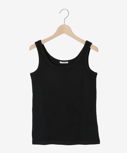 le.coeur blanc（ルクールブラン）の「COTTONストレッチテレコタンク（タンクトップ・レディース・グレイッシュベージュ/カーキオリーブ/オフホワイト/ブラック・38）」の14枚目の写真