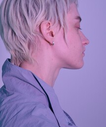 and cloud | Spine Hoop Earring/Single(イヤリング)