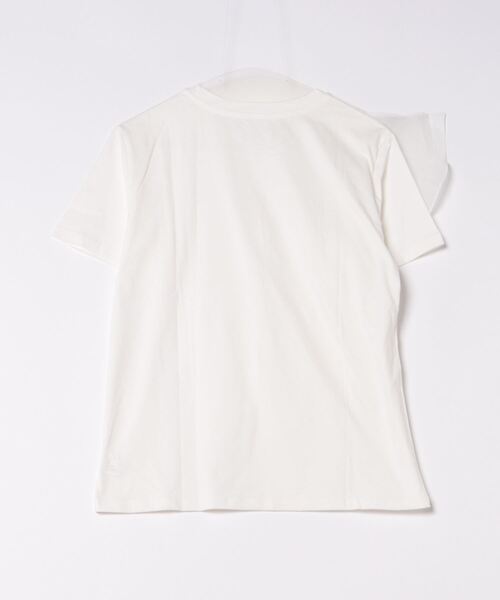 antic rag（アンティックラグ）の「オーガンジーフリルTシャツ（Tシャツ/カットソー・レディース・ホワイト/ブラック・FREE）」の3枚目の写真
