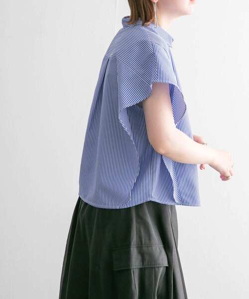 KBF（ケイビーエフ）の「WIDEボックスシルエットシャツ（シャツ/ブラウス・レディース・イエロー/ブルー/ライトブルー・ONE）」の17枚目の写真