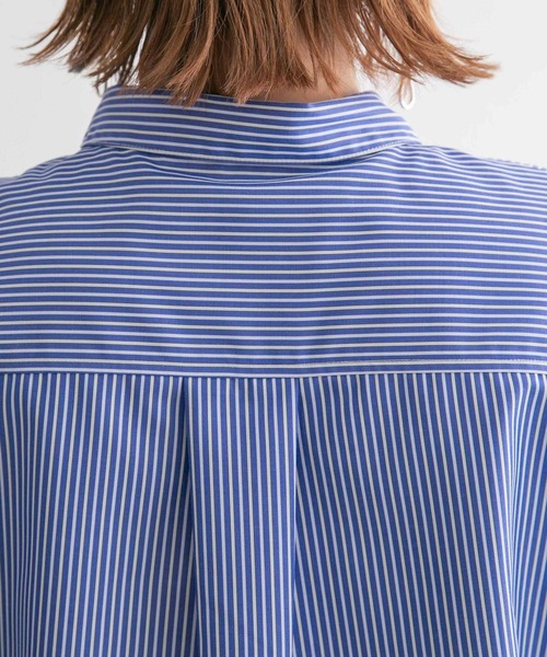 KBF（ケイビーエフ）の「WIDEボックスシルエットシャツ（シャツ/ブラウス・レディース・イエロー/ブルー/ライトブルー・ONE）」の5枚目の写真