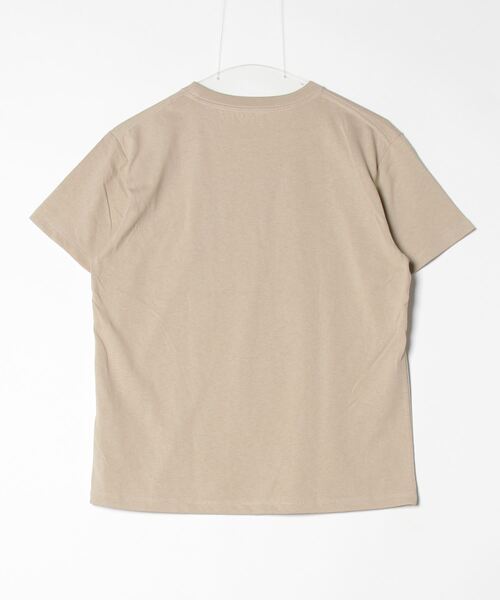 hunch(ハンチ)の「hunch USAコットンベーシックT(Tシャツ/カットソー・レディース・グリーン/オフホワイト/レッド/ベージュ/ブラック・FREE)」の6枚目の写真