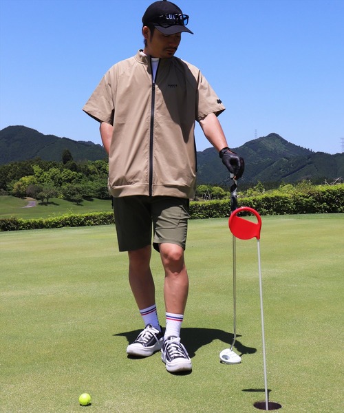 【美品】FR2 GOLF ブルゾン ジャケット ベージュ　M メンズ　ゴルフ FR2 GOLF FR2 ゴルフ ブルゾン ジャケット /XL/ベージュ