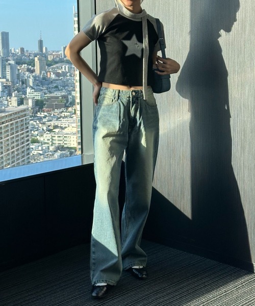 3.3 Field Trip （3.3フィールドトリップ）の「3.3 Field Trip／エセンシャルデニムパンツ（デニムパンツ・レディース・ブルー・SMALL/MEDIUM）」の12枚目の写真