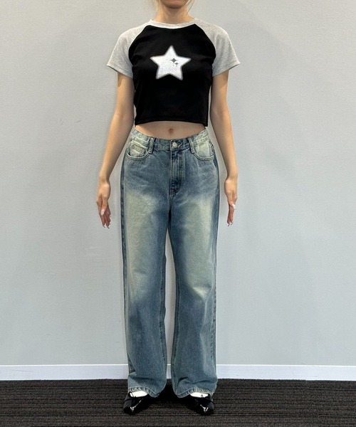 3.3 Field Trip （3.3フィールドトリップ）の「3.3 Field Trip／エセンシャルデニムパンツ（デニムパンツ・レディース・ブルー・SMALL/MEDIUM）」の8枚目の写真