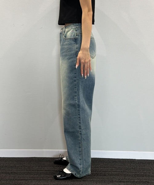 3.3 Field Trip （3.3フィールドトリップ）の「3.3 Field Trip／エセンシャルデニムパンツ（デニムパンツ・レディース・ブルー・SMALL/MEDIUM）」の6枚目の写真