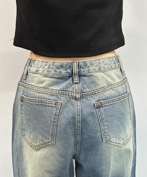 3.3 Field Trip （3.3フィールドトリップ）の「3.3 Field Trip／エセンシャルデニムパンツ（デニムパンツ・レディース・ブルー・SMALL/MEDIUM）」の4枚目の写真