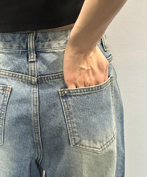 3.3 Field Trip （3.3フィールドトリップ）の「3.3 Field Trip／エセンシャルデニムパンツ（デニムパンツ・レディース・ブルー・SMALL/MEDIUM）」の3枚目の写真
