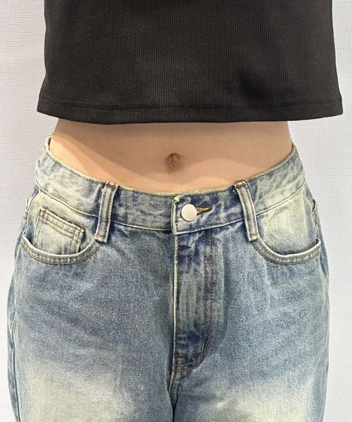 3.3 Field Trip （3.3フィールドトリップ）の「3.3 Field Trip／エセンシャルデニムパンツ（デニムパンツ・レディース・ブルー・SMALL/MEDIUM）」の2枚目の写真