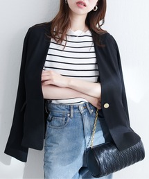 【WEB限定】リバーシブル釦ウォッシャブルジャケット