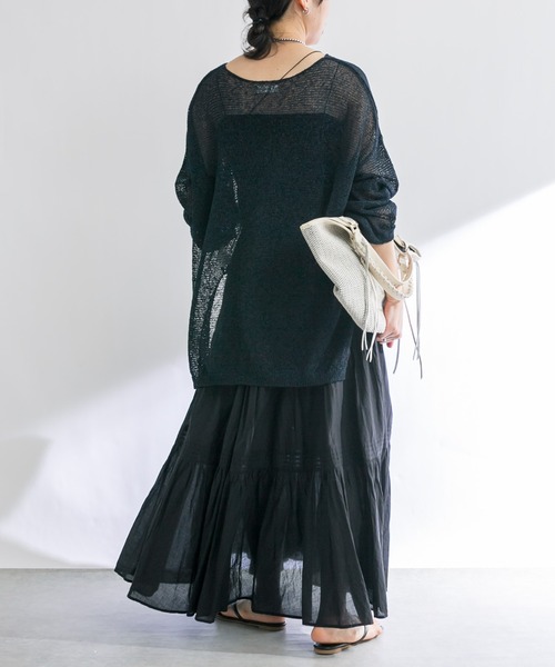 RIVE DROITE（リヴドロワ）の「【名品リバイバル/5色展開】コットンワッシャープリーツスカート（スカート・レディース・ブルー/ブラック/レッド/ブラウン/ブラック系その他・FREE）」の9枚目の写真