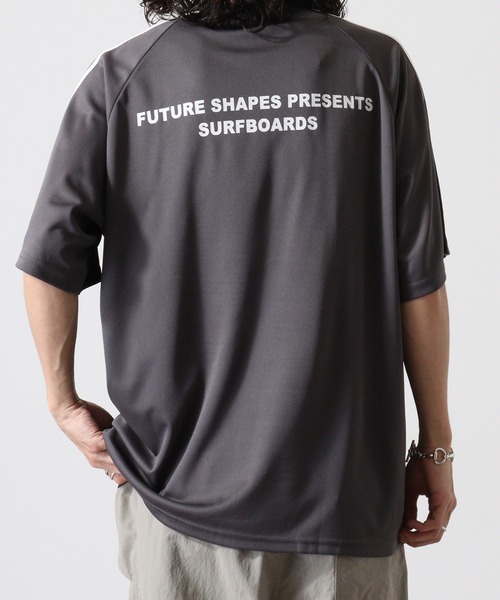 FUNALIVE（ファンアライブ）の「NEVドライメッシュBIGTシャツ（Tシャツ/カットソー・メンズ・オレンジ/イエロー/パープル/ネイビー/チャコール/ブラック・M/L/XL）」の10枚目の写真
