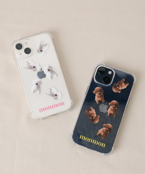 BIRTHDAY BAR（バースデイバー）の「monmon iPhoneケース WEB限定品（スマホケース/カバー・レディース・ホワイト/ブラウン・iPhone 7/8/SE(第2/第3世代)/iPhone 12 mini/iPhone 12 Pro/iPhone 13 mini/iPhone 13 Pro/iPhone 14）」の18枚目の写真