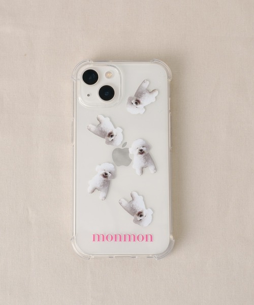 BIRTHDAY BAR（バースデイバー）の「monmon iPhoneケース WEB限定品（スマホケース/カバー・レディース・ホワイト/ブラウン・iPhone 7/8/SE(第2/第3世代)/iPhone 12 mini/iPhone 12 Pro/iPhone 13 mini/iPhone 13 Pro/iPhone 14）」の17枚目の写真