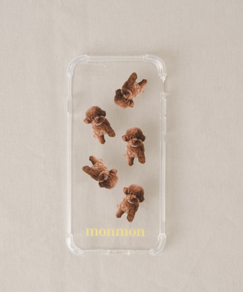 BIRTHDAY BAR（バースデイバー）の「monmon iPhoneケース WEB限定品（スマホケース/カバー・レディース・ホワイト/ブラウン・iPhone 7/8/SE(第2/第3世代)/iPhone 12 mini/iPhone 12 Pro/iPhone 13 mini/iPhone 13 Pro/iPhone 14）」の9枚目の写真