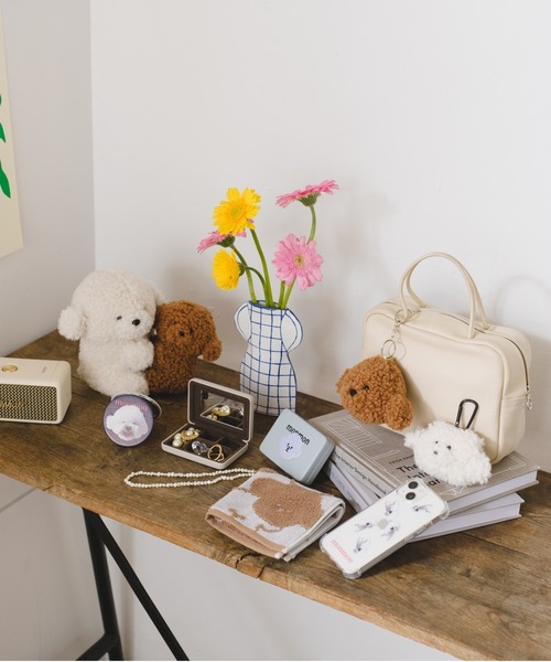 BIRTHDAY BAR（バースデイバー）の「monmon iPhoneケース WEB限定品（スマホケース/カバー・レディース・ホワイト/ブラウン・iPhone 7/8/SE(第2/第3世代)/iPhone 12 mini/iPhone 12 Pro/iPhone 13 mini/iPhone 13 Pro/iPhone 14）」の3枚目の写真