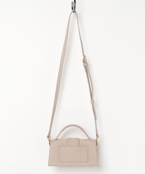JACQUEMUS(ジャックムス)の「JACQUEMUS Le Bambino ジャックムス バンビーノ 2WAY ヌバックレザー ミニショルダーバッグ(ショルダーバッグ・レディース・ホワイト・FREE)」の9枚目の写真