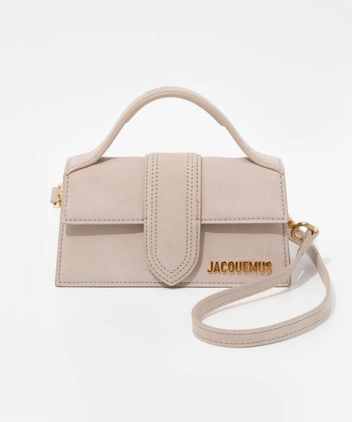 JACQUEMUS(ジャックムス)の「JACQUEMUS Le Bambino ジャックムス バンビーノ 2WAY ヌバックレザー ミニショルダーバッグ(ショルダーバッグ・レディース・ホワイト・FREE)」の1枚目の写真