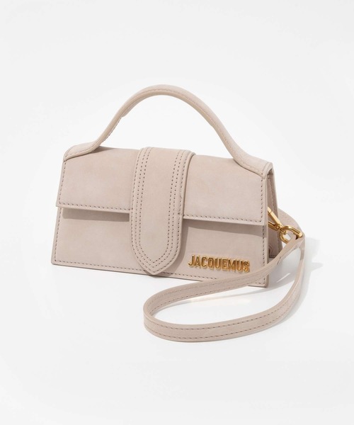 JACQUEMUS(ジャックムス)の「JACQUEMUS Le Bambino ジャックムス バンビーノ 2WAY ヌバックレザー ミニショルダーバッグ(ショルダーバッグ・レディース・ホワイト・FREE)」の2枚目の写真