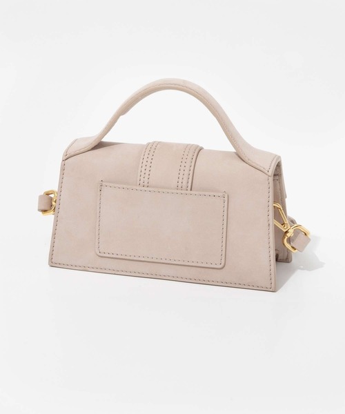 JACQUEMUS(ジャックムス)の「JACQUEMUS Le Bambino ジャックムス バンビーノ 2WAY ヌバックレザー ミニショルダーバッグ(ショルダーバッグ・レディース・ホワイト・FREE)」の3枚目の写真