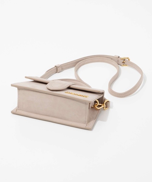JACQUEMUS(ジャックムス)の「JACQUEMUS Le Bambino ジャックムス バンビーノ 2WAY ヌバックレザー ミニショルダーバッグ(ショルダーバッグ・レディース・ホワイト・FREE)」の4枚目の写真
