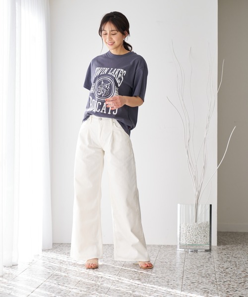Levi's(リーバイス)の「Levi's/リーバイス BAGGY DAD WIDE LEG(デニムパンツ・レディース・ホワイト/ライトインディゴブルー・24inch/25inch/26inch/23inch/27inch)」の7枚目の写真