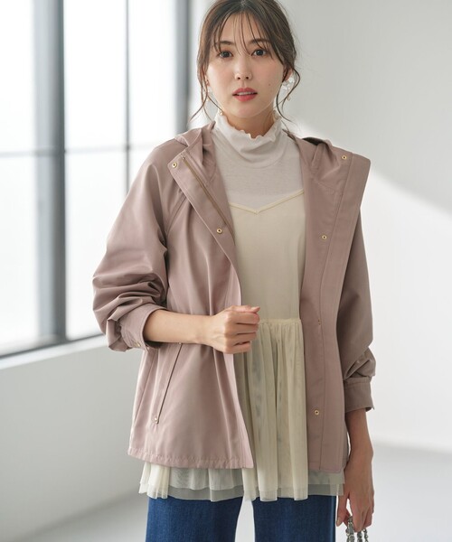 ANY SIS（エニィスィス）の「【撥水・UVカット】フーディショート