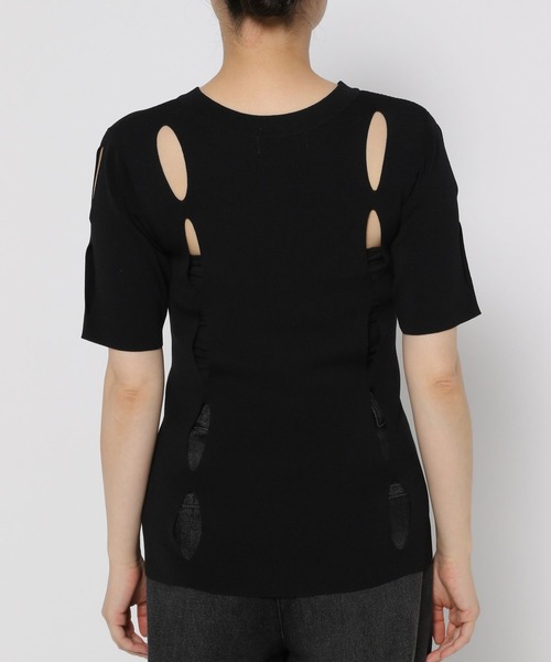 HARE（ハレ）の「【EDGY MODE】スラッシュニット（ニット/セーター・レディース・ブラック・FREE）」の18枚目の写真