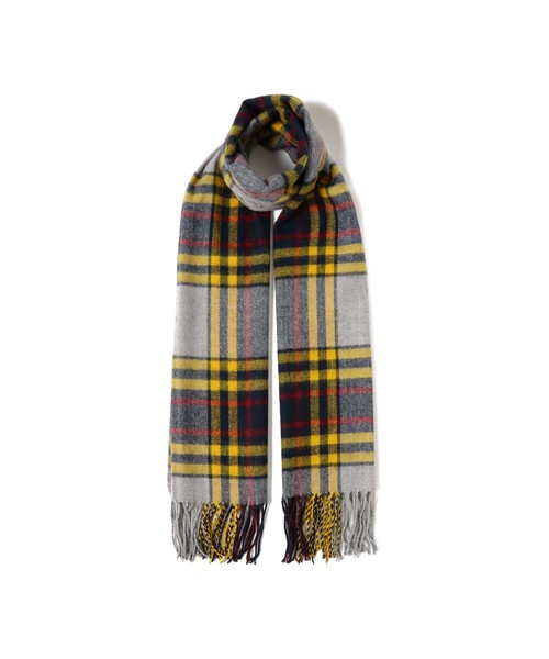 B:MING by BEAMS（ビーミングバイビームス）の「ウール混 チェックストール（ストール/ショール・レディース・グレー/ブルー/ブラウン系その他/レッド・ONE SIZE）」の5枚目の写真