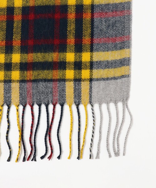 B:MING by BEAMS（ビーミングバイビームス）の「ウール混 チェックストール（ストール/ショール・レディース・グレー/ブルー/ブラウン系その他/レッド・ONE SIZE）」の7枚目の写真