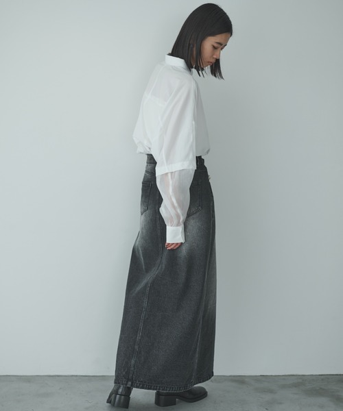 AIC.（エーアイシー）の「ウエストデザインブラックデニムスカート（デニムスカート・レディース・ブラック・MEDIUM/SMALL）」の16枚目の写真