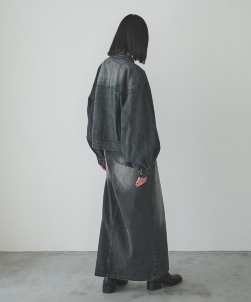 AIC.（エーアイシー）の「ウエストデザインブラックデニムスカート（デニムスカート・レディース・ブラック・MEDIUM/SMALL）」の9枚目の写真