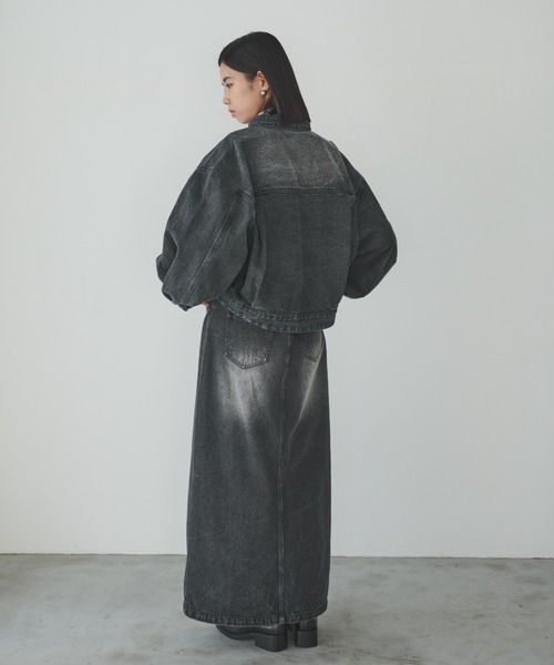 AIC.（エーアイシー）の「ウエストデザインブラックデニムスカート（デニムスカート・レディース・ブラック・MEDIUM/SMALL）」の10枚目の写真