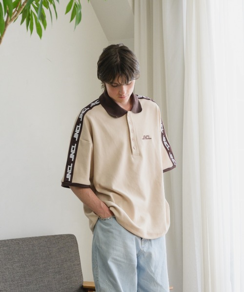 De Marchi Tradition ポロシャツ size:XL ベージュ WOMENS ベーシック 半袖 ポロシャツ HEATHER GRAY