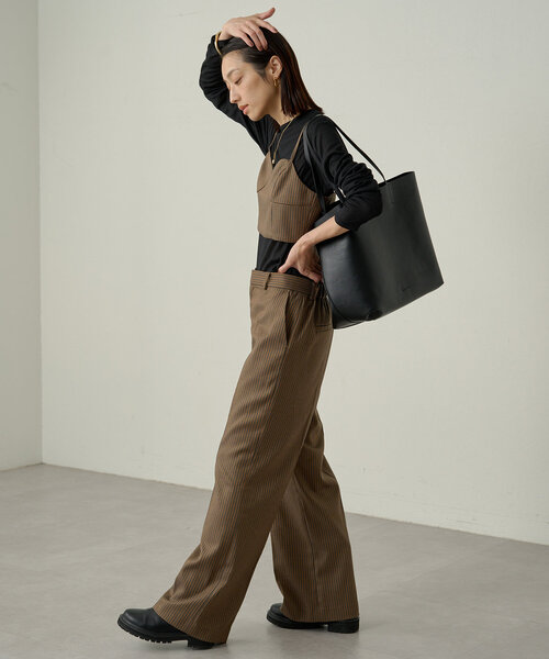 LOUNGEDRESS（ラウンジドレス）の「シアーフライスロンT（Tシャツ/カットソー・レディース・オフホワイト/ブラック/イエロー・FREE）」の9枚目の写真