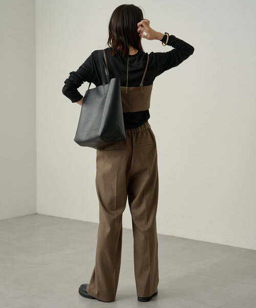 LOUNGEDRESS（ラウンジドレス）の「シアーフライスロンT（Tシャツ/カットソー・レディース・オフホワイト/ブラック/イエロー・FREE）」の8枚目の写真