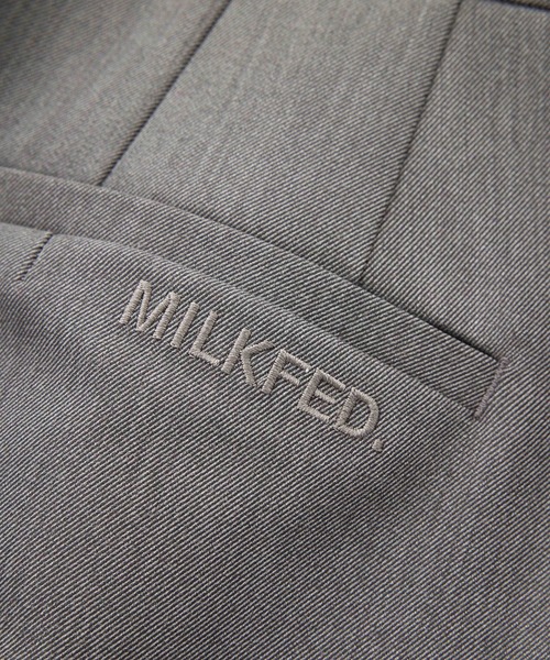 MILKFED.（ミルクフェド）の「HIGH WAIST PANTS（その他パンツ・レディース・ブラック/ライトパープル/アッシュ・M/S）」の5枚目の写真