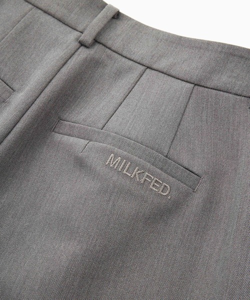 MILKFED.（ミルクフェド）の「HIGH WAIST PANTS（その他パンツ・レディース・ブラック/ライトパープル/アッシュ・M/S）」の6枚目の写真